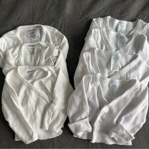 Standard Textile Hospital White Baby Shirts Set